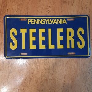 Steelers license plate  C1A8
